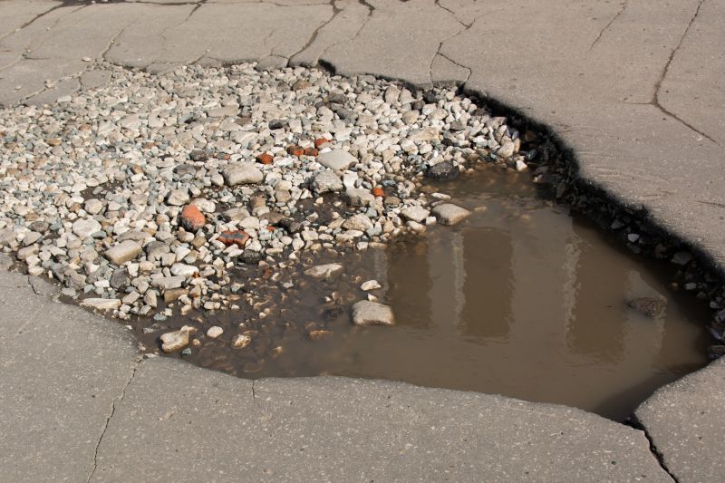 pothole repair and filling