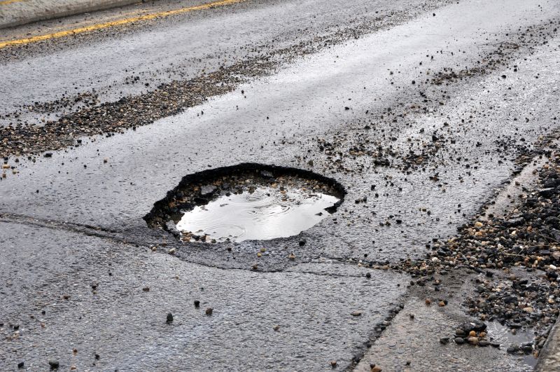 pothole repair and filling