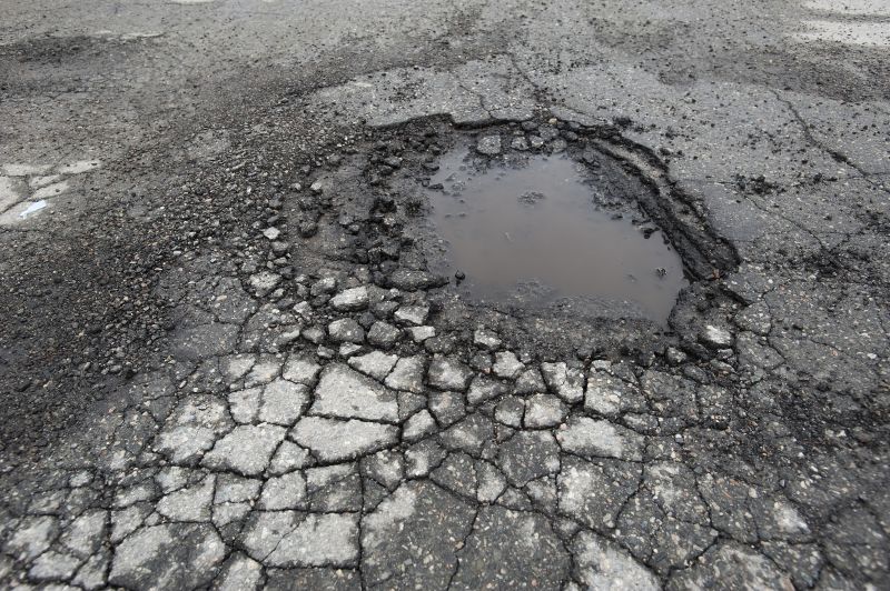 pothole repair and filling